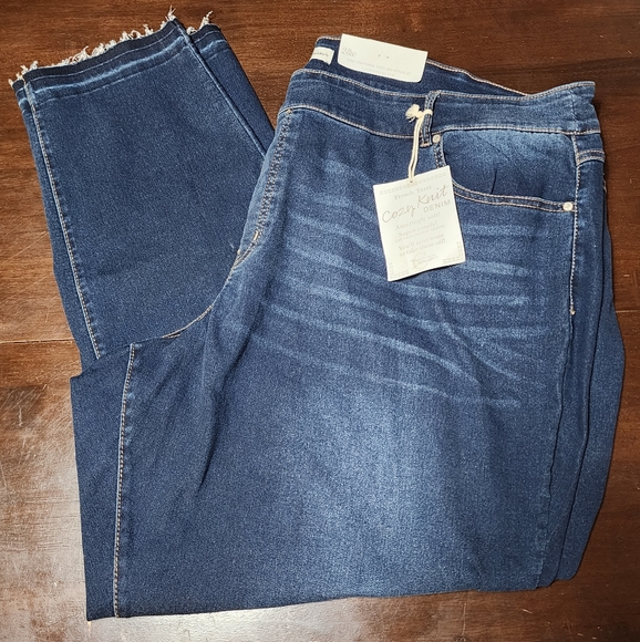 Cato Pants Cozy Knit Curvy Jegging Pull On Stretch - Picture 1 of 14